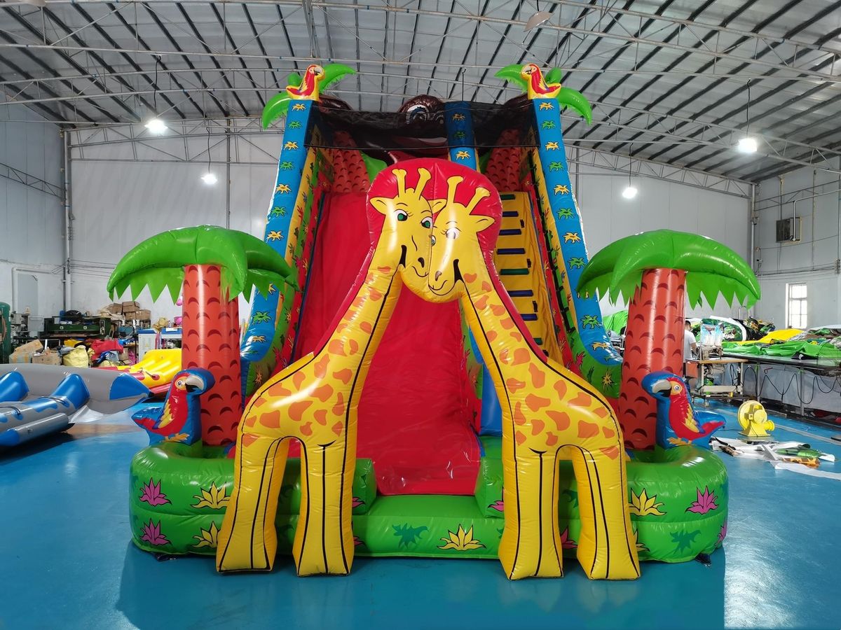 Premium Giraffe Bouncy With Slider Rent in  for Birthday, Wedding, Corporate Events